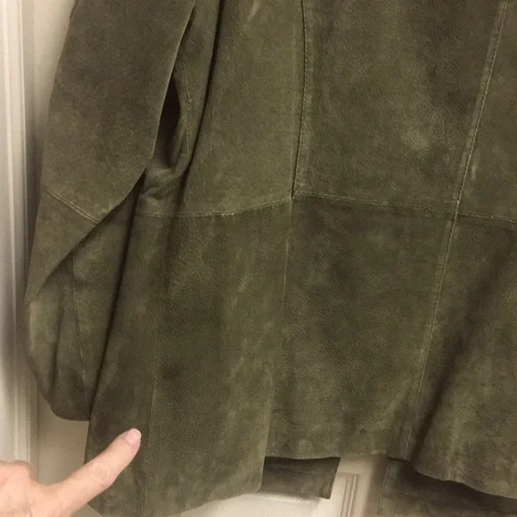 Women's Olive Green Jacket - Picture 8 of 9